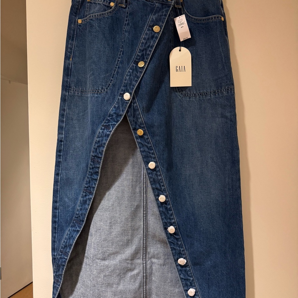 Gap X Cult Gaia Midi Denim Skirt Size 8 / 29